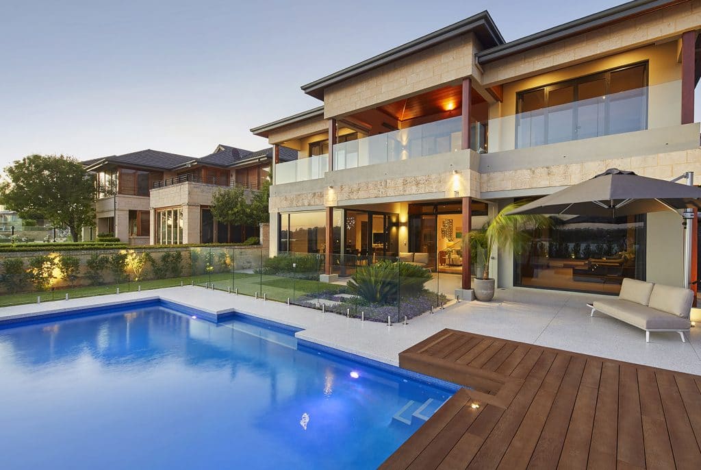 Timber Decking In A Perth Pool Zone